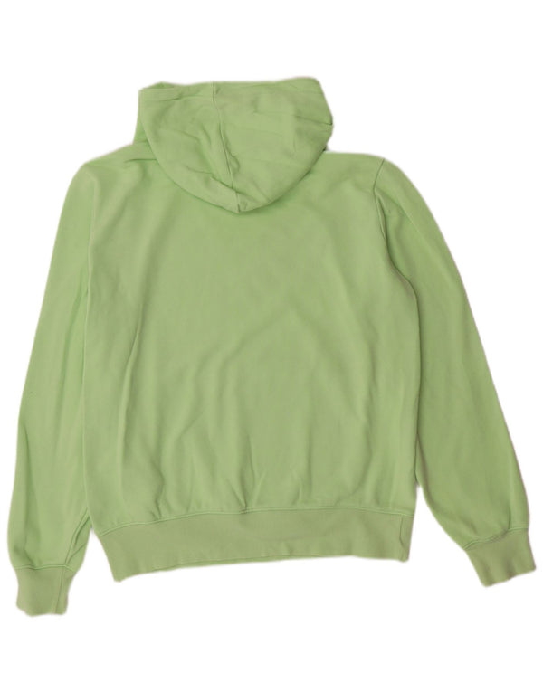 Maglione con cappuccio grafico da donna CHAMPION UK 16 grande cotone verde