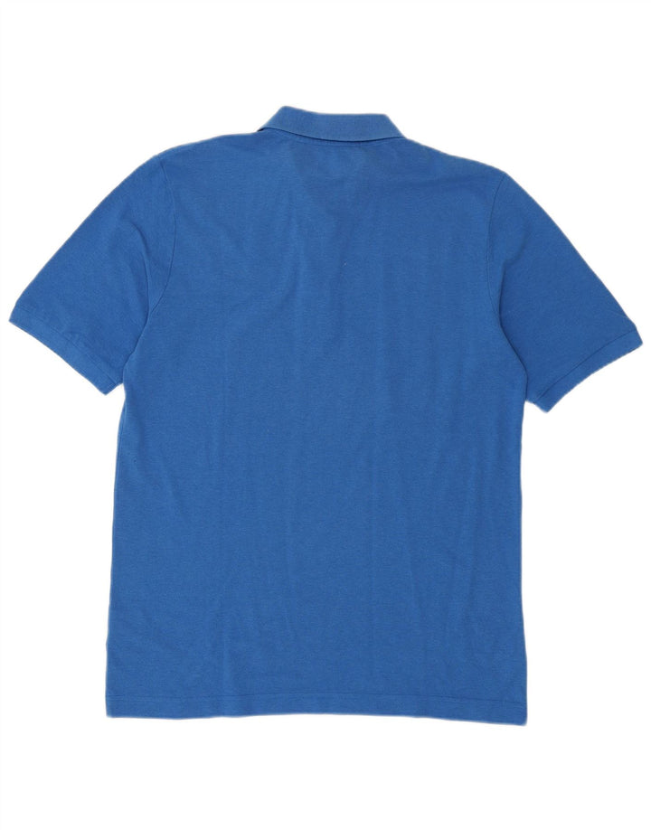 Polo Kappa Uomo Large Blu In Cotone