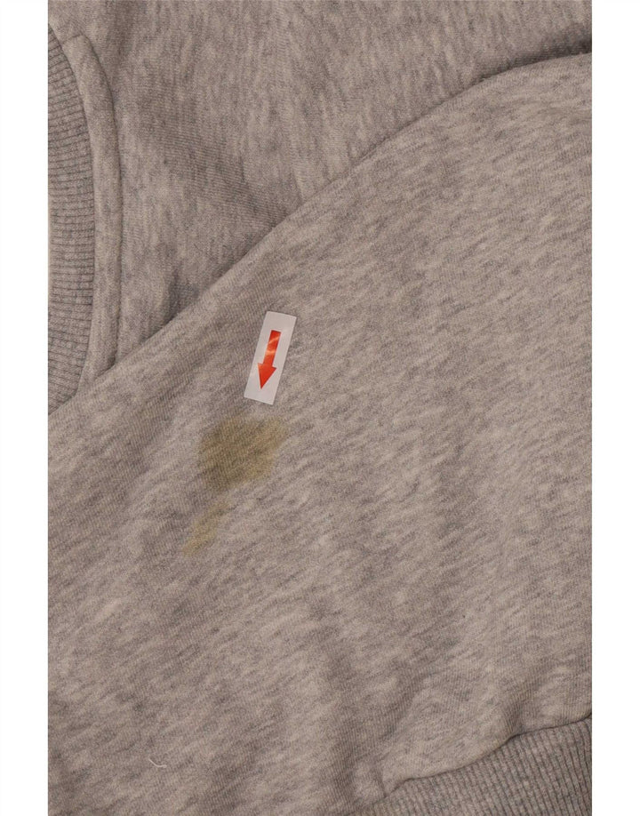 Felpa grafica da uomo Puma Jumper XS in cotone chiazzato grigio