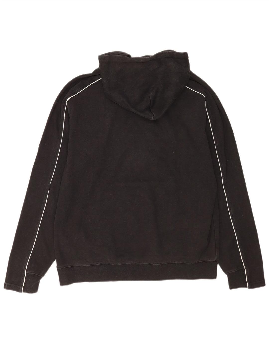 Felpa con cappuccio da uomo Asics, cotone nero medio