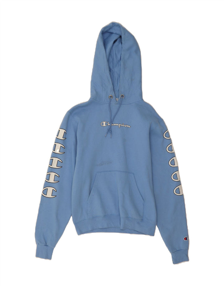 Womens Graphic Hoodie Jumper UK 6 XS Vintage Champion and Second-Hand Champion from Messina Hembry 