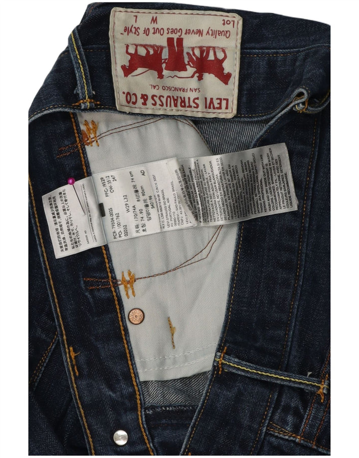 Jeans dritti da uomo LEVI'S W29 L29 in cotone blu