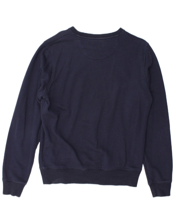 Gant Felpa da uomo Maglione grande in cotone blu navy