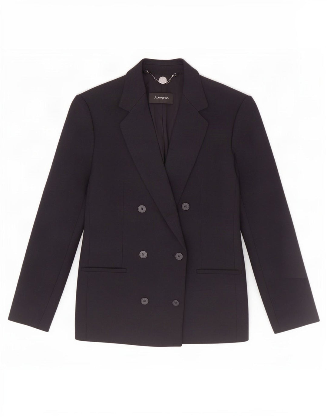 Giacca blazer autografa da donna Marks & Spencer UK 8 piccola blu navy