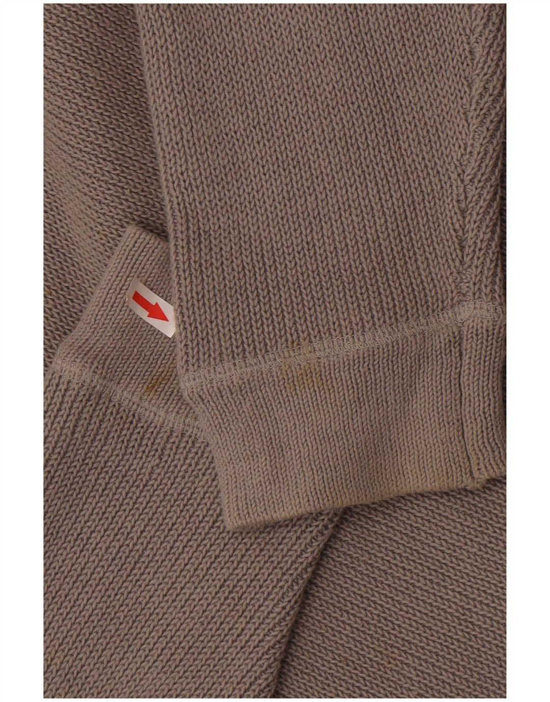 Maglione da uomo Reiss con collo a bottoni XL in cotone grigio