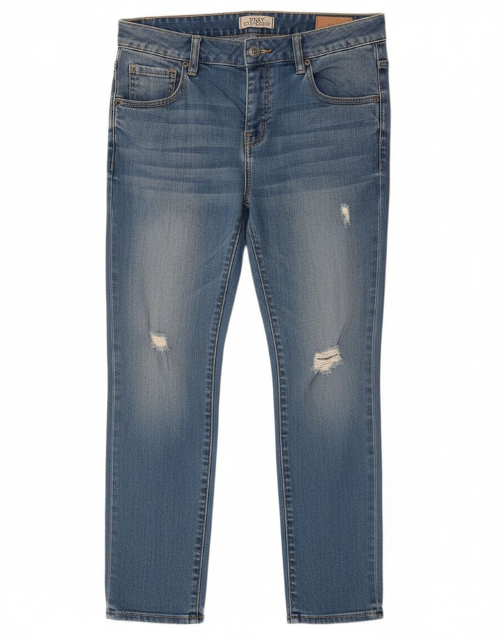 Jeans slim da donna Riley Distressed Superdry W28 L26 cotone blu