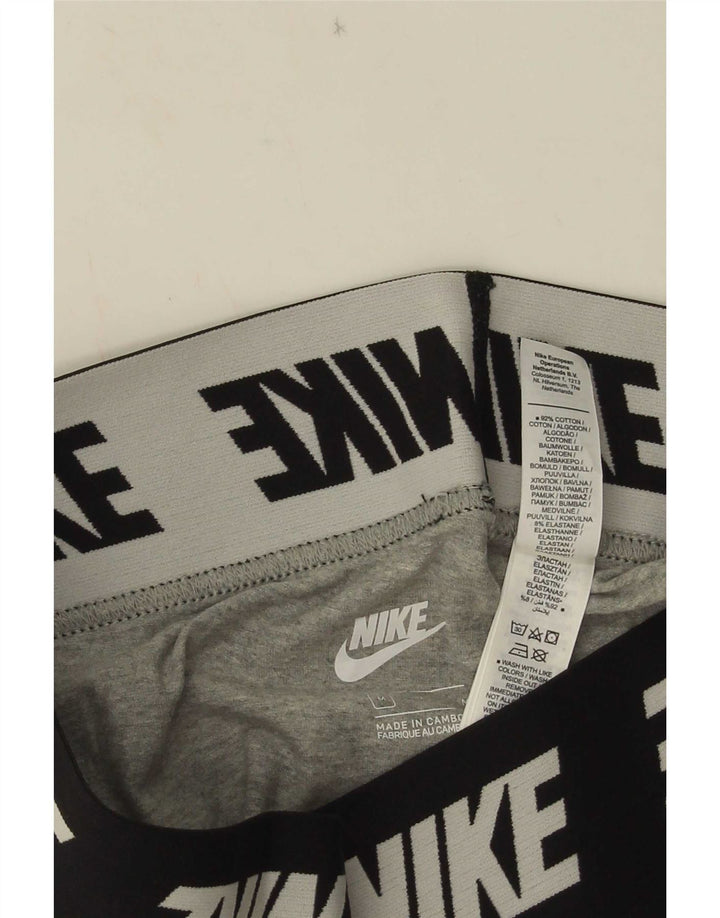 Leggings grafici da donna Nike UK 10 cotone color block grigio medio