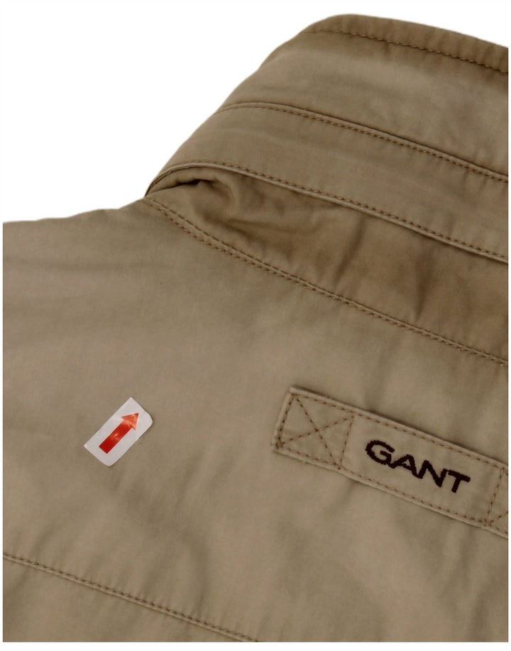 GANT Giacca multiuso con cappuccio da uomo UK 40 Large Beige Cotton