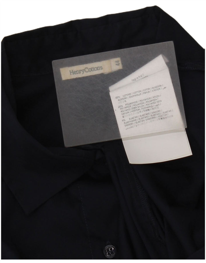 Camicetta da donna a maniche corte da donna Henry IT 44 medio blu navy