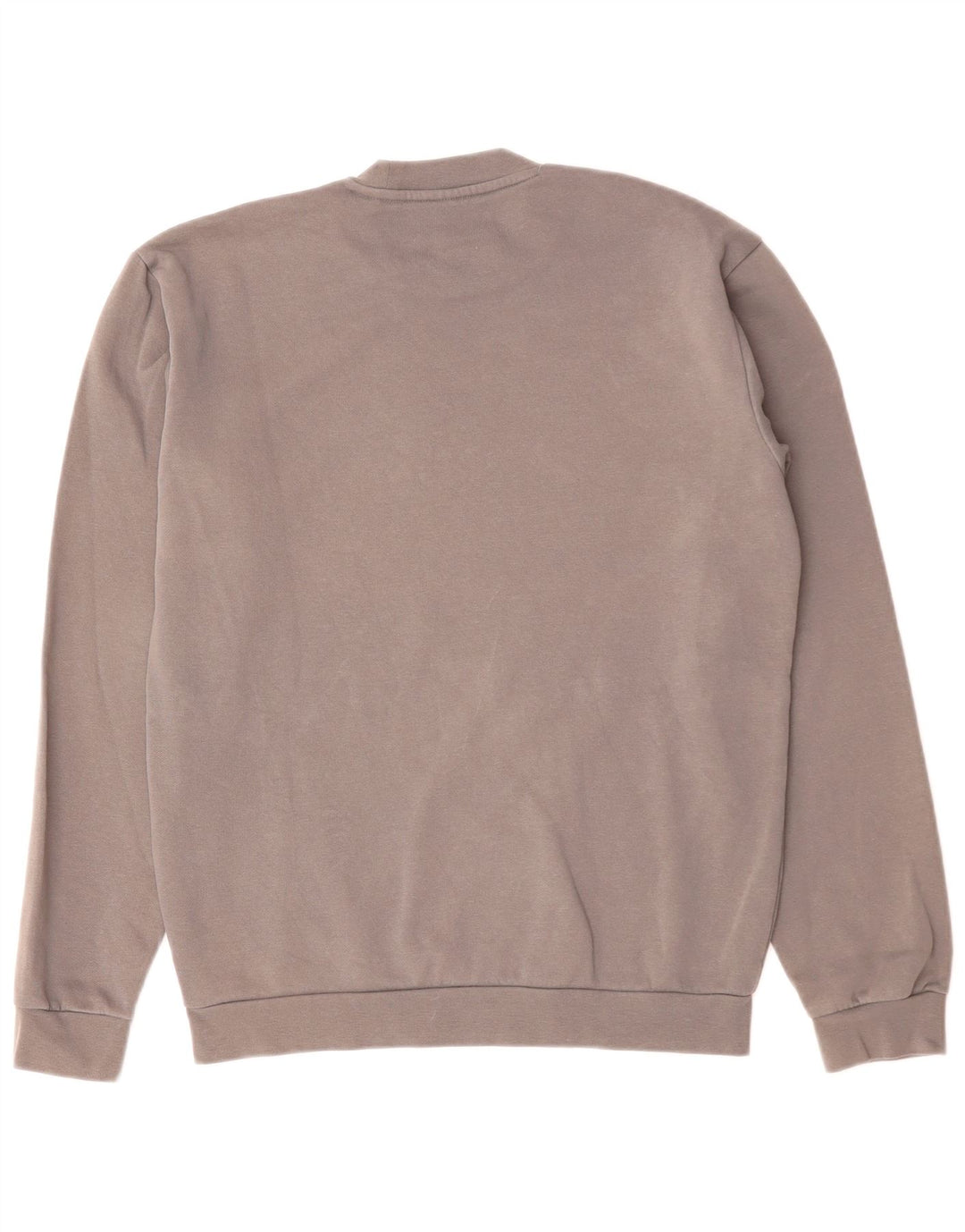 Felpa Adidas Uomo Maglione Cotone Grigio Medio
