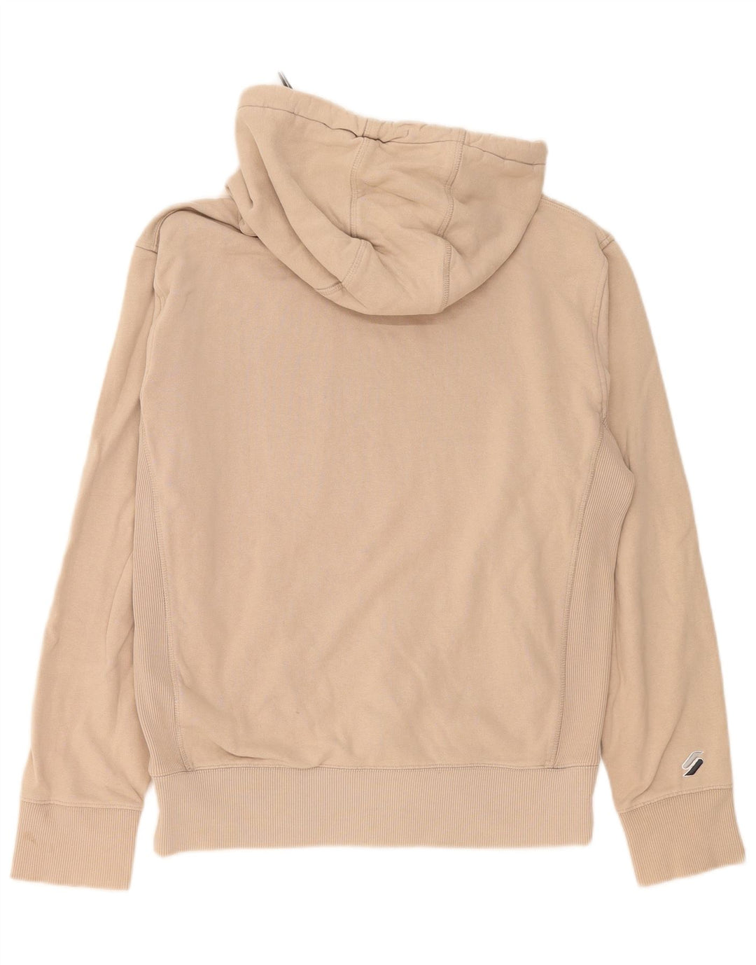 Maglione con cappuccio grafico da uomo Superdry Small Beige