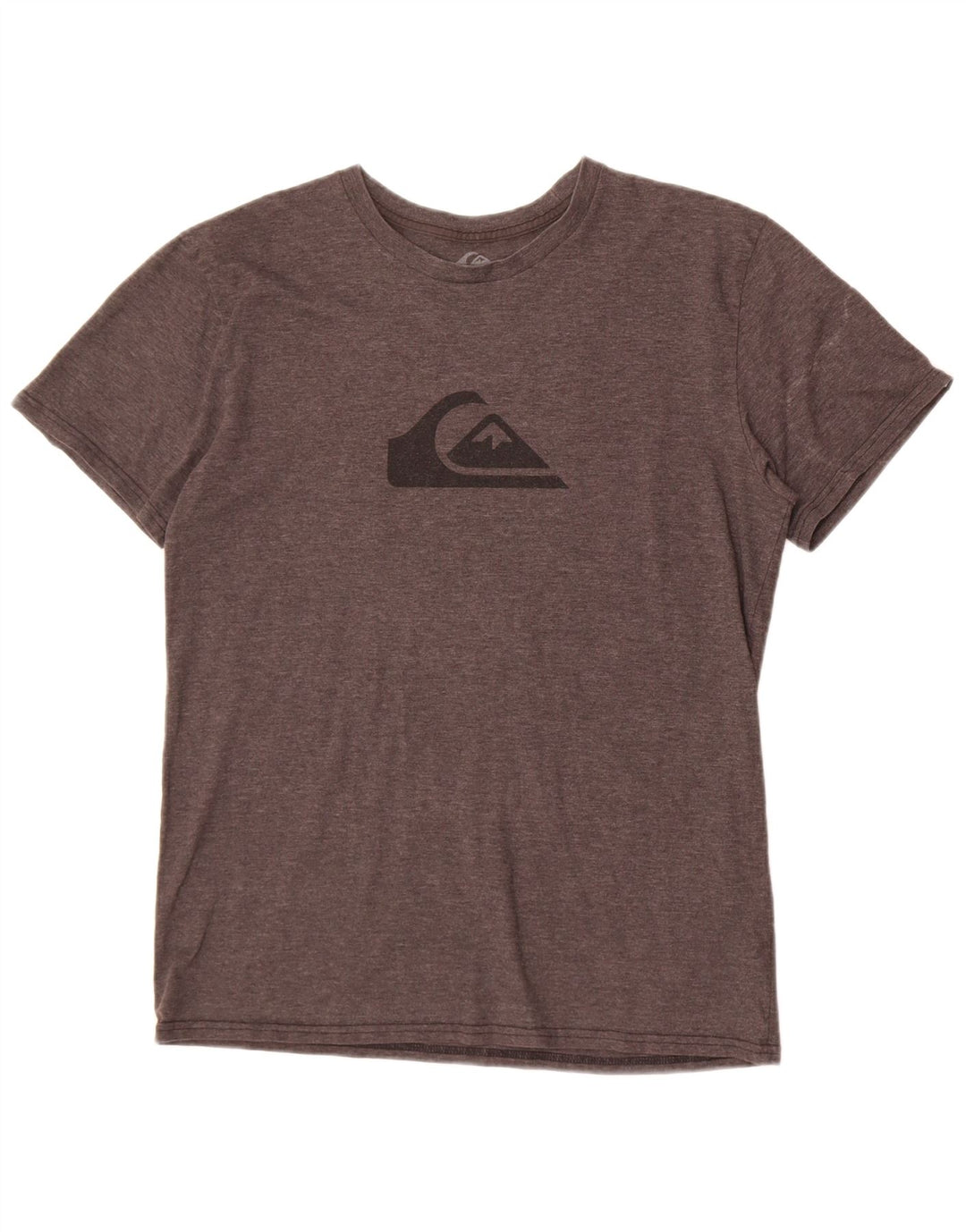 T-shirt grafica da uomo Quiksilver Modern Fit in cotone grigio medio
