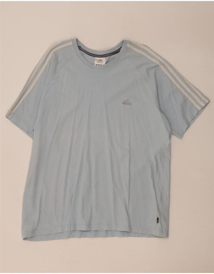T-shirt da uomo Adidas Top XL in cotone blu