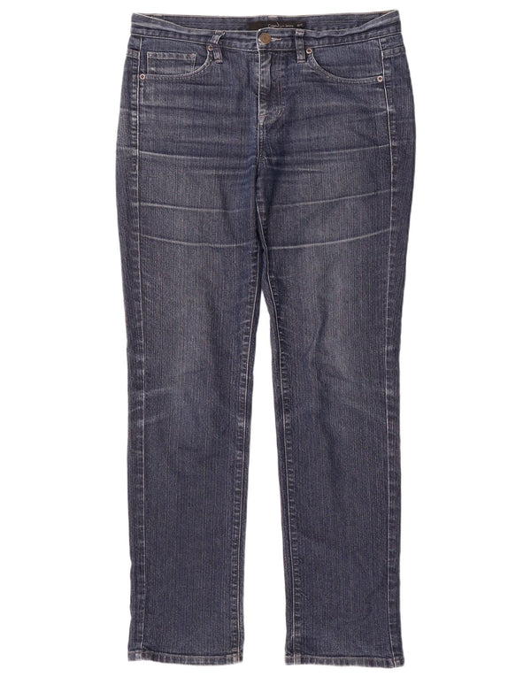 Jeans dritti da donna Calvin Klein US 10 Medium W30 L32 Cotone blu navy