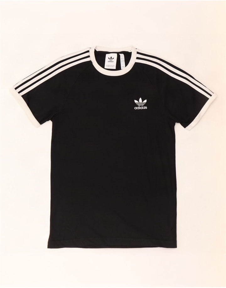 T-shirt Adidas da uomo Top Small in cotone nero