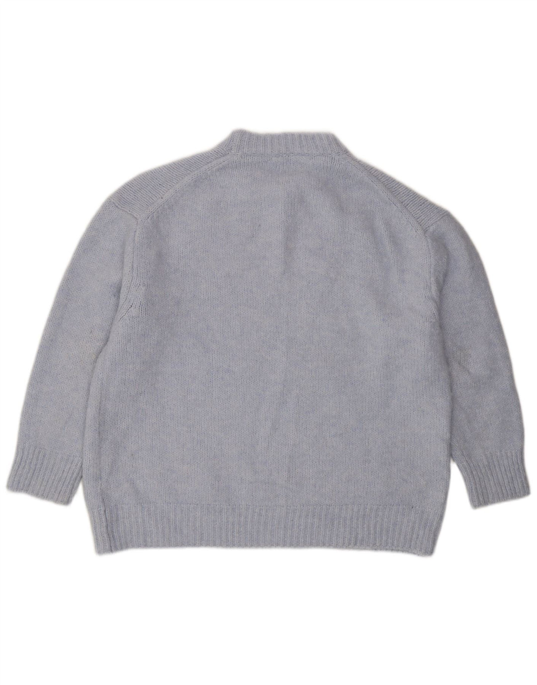 Maglione maglione girocollo oversize da donna Zara UK 16 grande blu