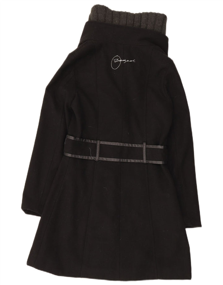 Desigual Cappotto grafico da donna EU 36 Small Nero Poliestere