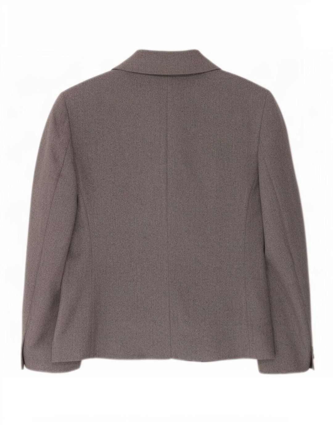 Giacca blazer a 1 bottone da donna St Michael UK 14 grande lana grigia