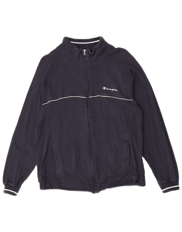Giacca da tuta da uomo Champion Small Sport in cotone blu navy