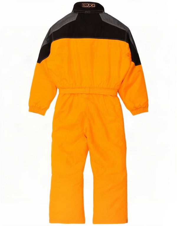 Tuta da sci da uomo Brugi IT 54 2XL Arancione Colourblock Nylon