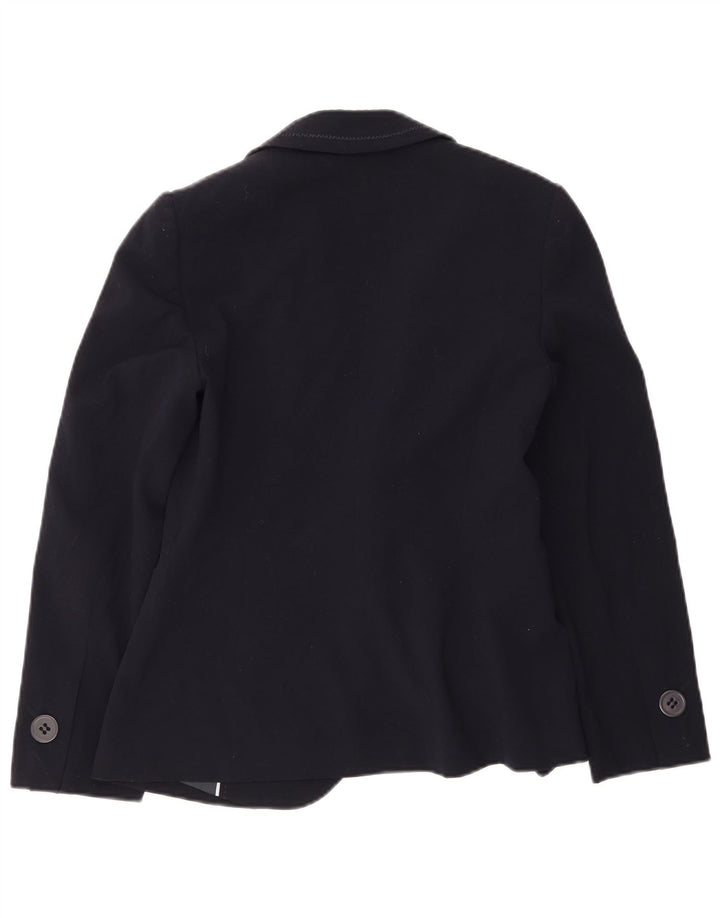 Giacca blazer a 1 bottone Marks & Spencer da donna UK 12 medio blu navy