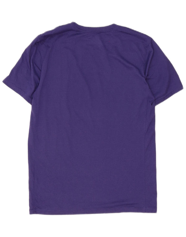 T-shirt grafica Nike Dri Fit da uomo piccola viola