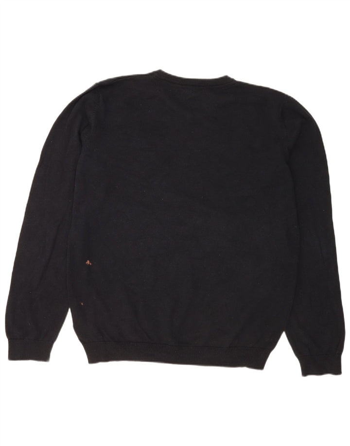 Maglione Marks & Spencer da ragazzo con scollo a V 15-16 anni in cotone nero