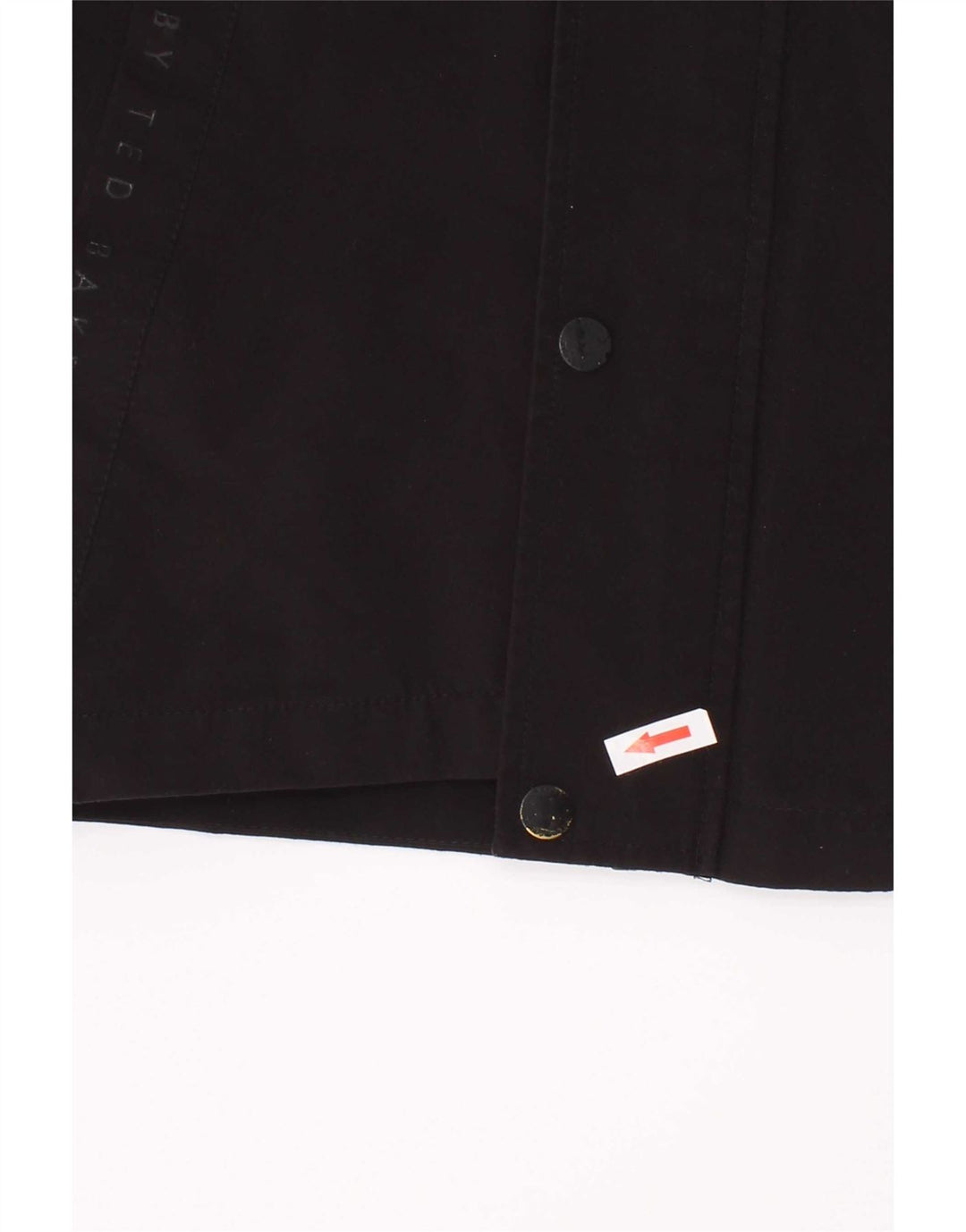 Giacca antipioggia con cappuccio grafica da ragazzo Ted Baker 4-5 anni in poliestere nero
