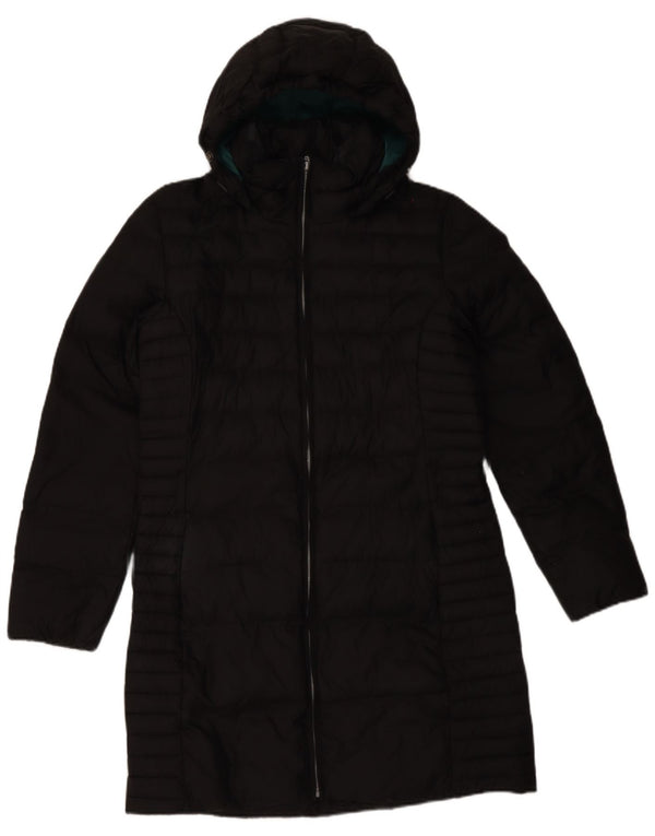 Cappotto imbottito con cappuccio da donna Timberland UK 16 grande poliestere nero