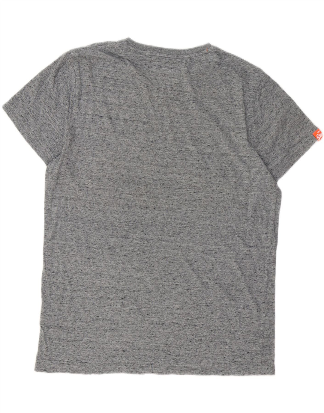 T-shirt da uomo SUPERDRY Top 2XL cotone chiazzato grigio