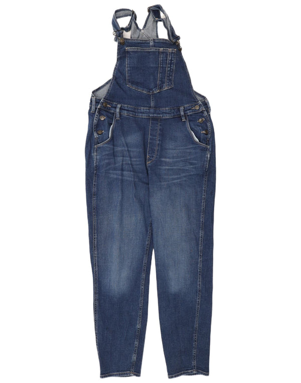 Fat Face Salopette da donna Slim Jeans UK 12 Media W36 L28 Cotone blu