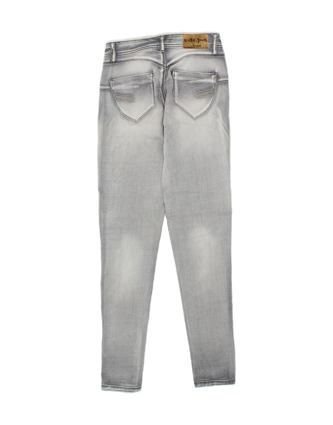 DESIGUAL Womens Slim Jeans W26 L31 Grey Vintage Desigual and Second-Hand Desigual from Messina Hembry 