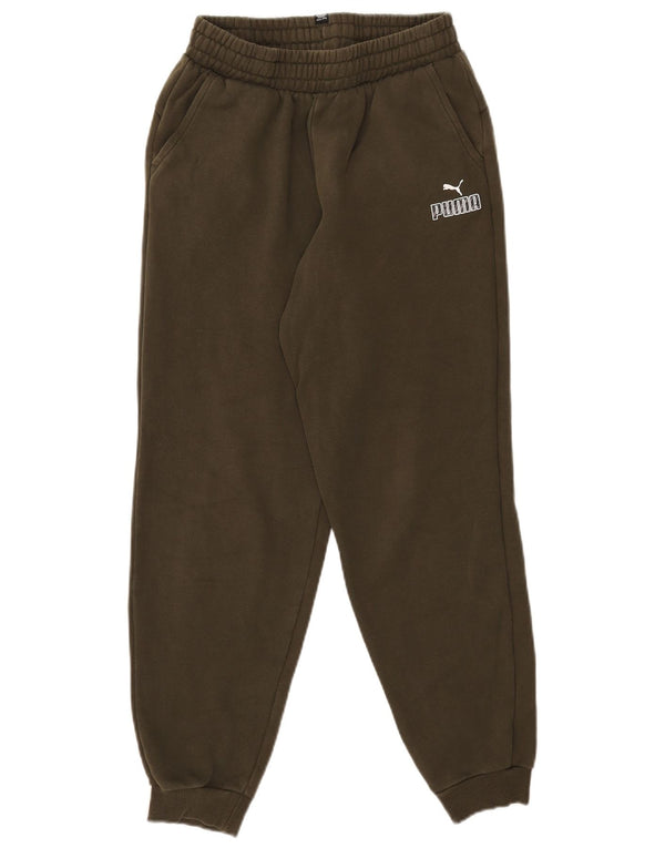 Pantaloni della tuta da ragazzo Puma Joggers 15-16 anni in cotone kaki