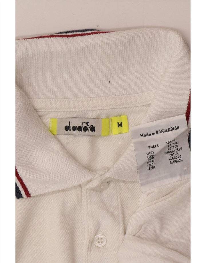 Polo Uomo DIADORA Cotone Medio Bianco