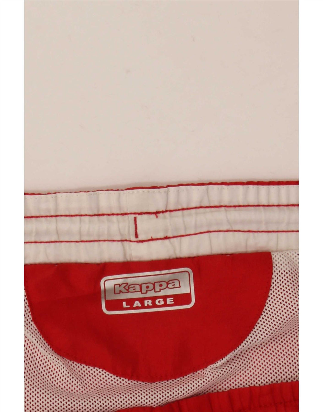 Pantaloncini da bagno grafici da uomo Kappa grandi rossi