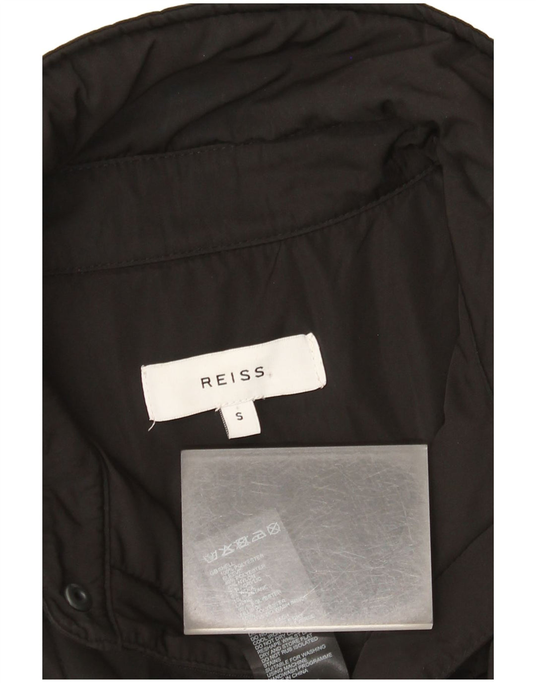 Giacca imbottita da uomo Reiss UK 36 Small Poliestere nero