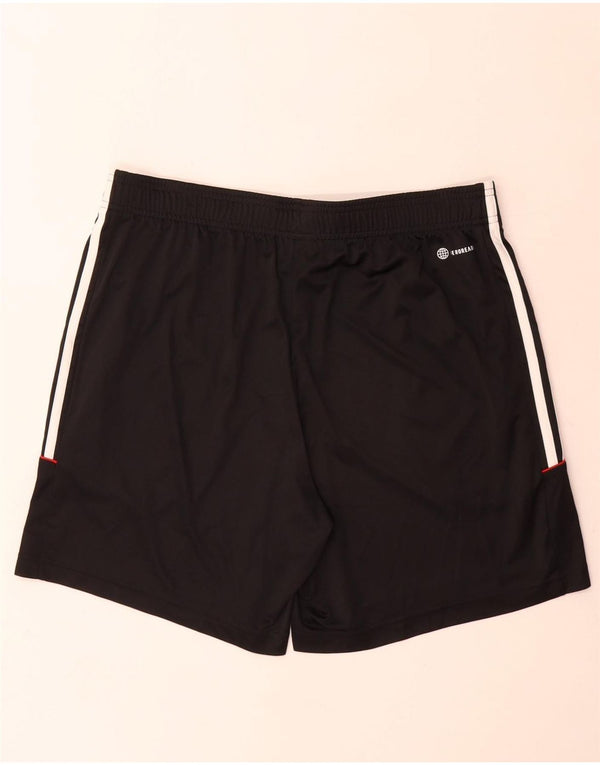 Pantaloncini sportivi Adidas Aeroready da uomo grandi in poliestere nero