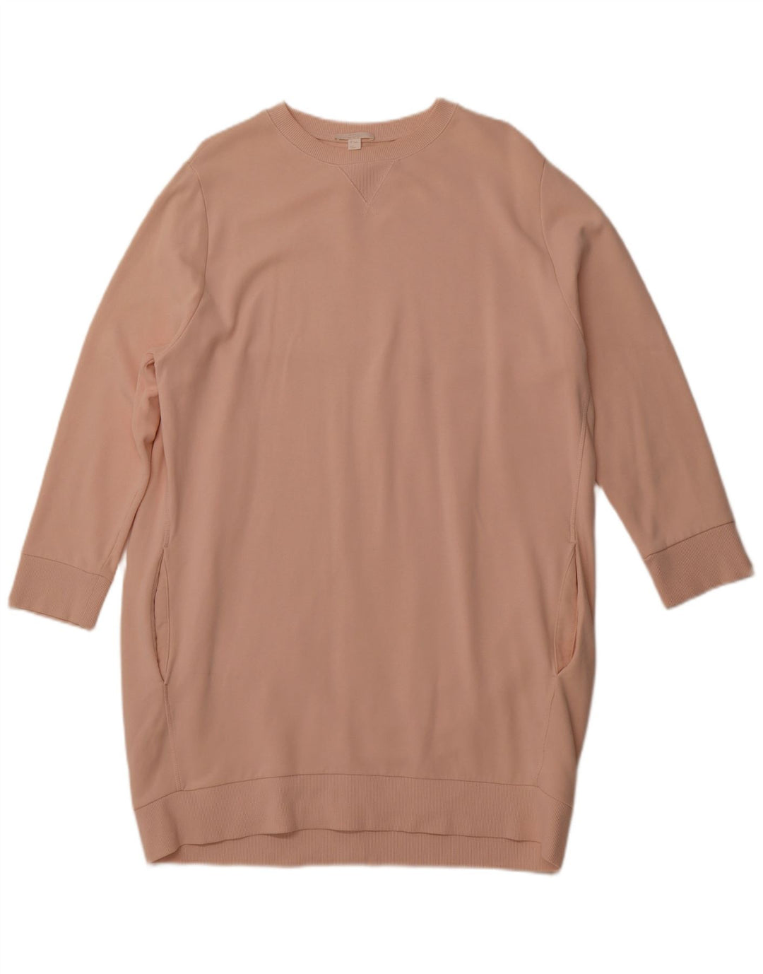 Abito maglione oversize da donna COS UK 14 Cotone rosa medio
