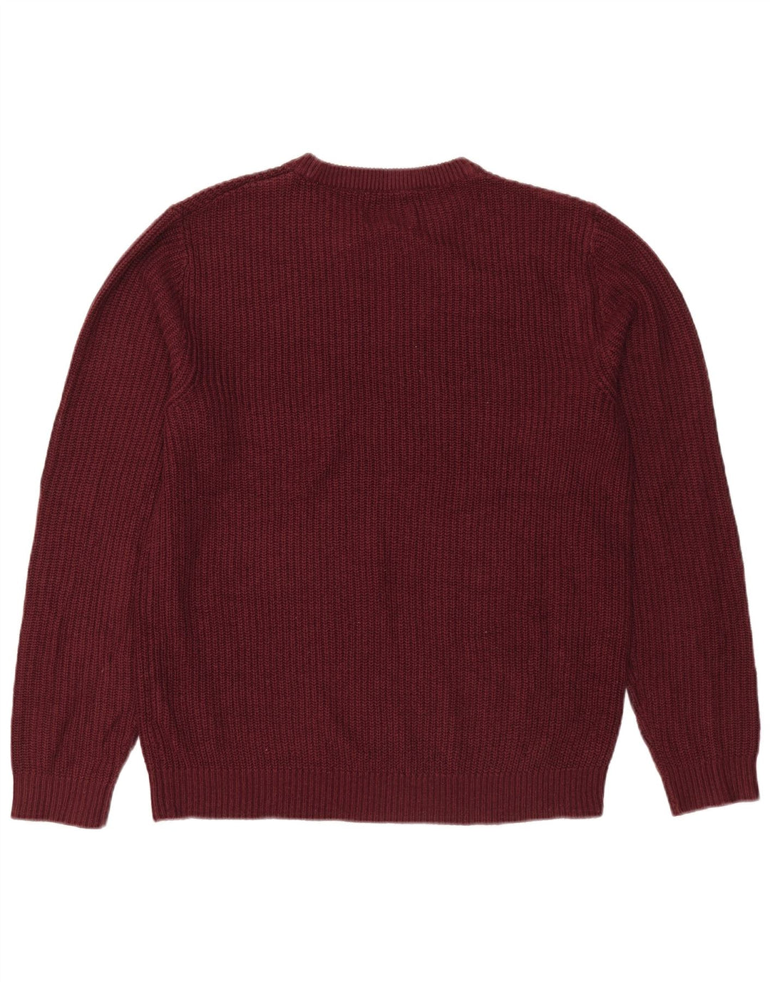 Jack & Jones Maglione girocollo da uomo in acrilico bordeaux medio