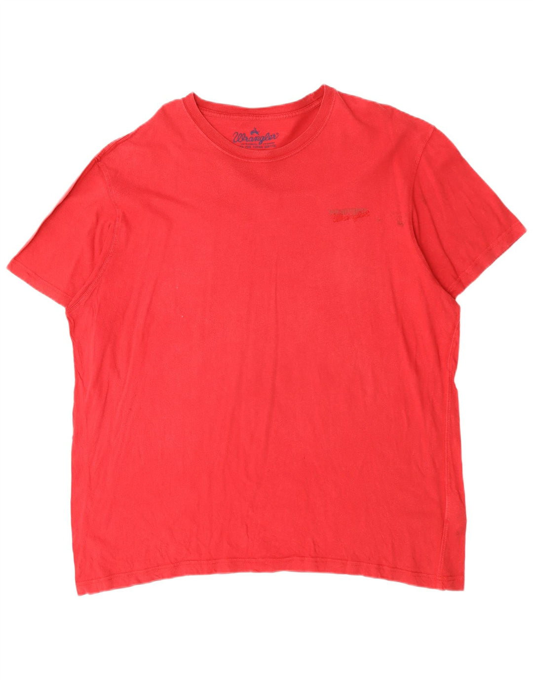 T-shirt da uomo WRANGLER Top 2XL cotone rosso