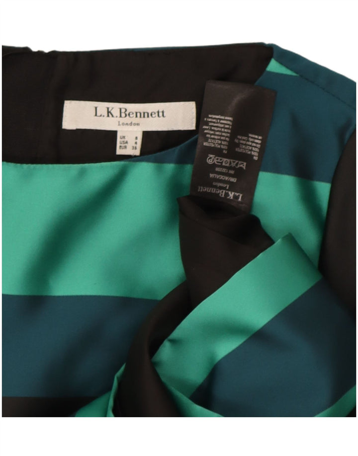 L.K. Abito tubino da donna Bennett UK 8 Small Poliestere color block nero