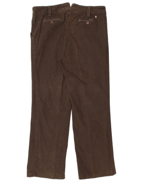 Pantaloni chino dritti da uomo Conte of Florence IT 50 Large W34 L30 Marrone