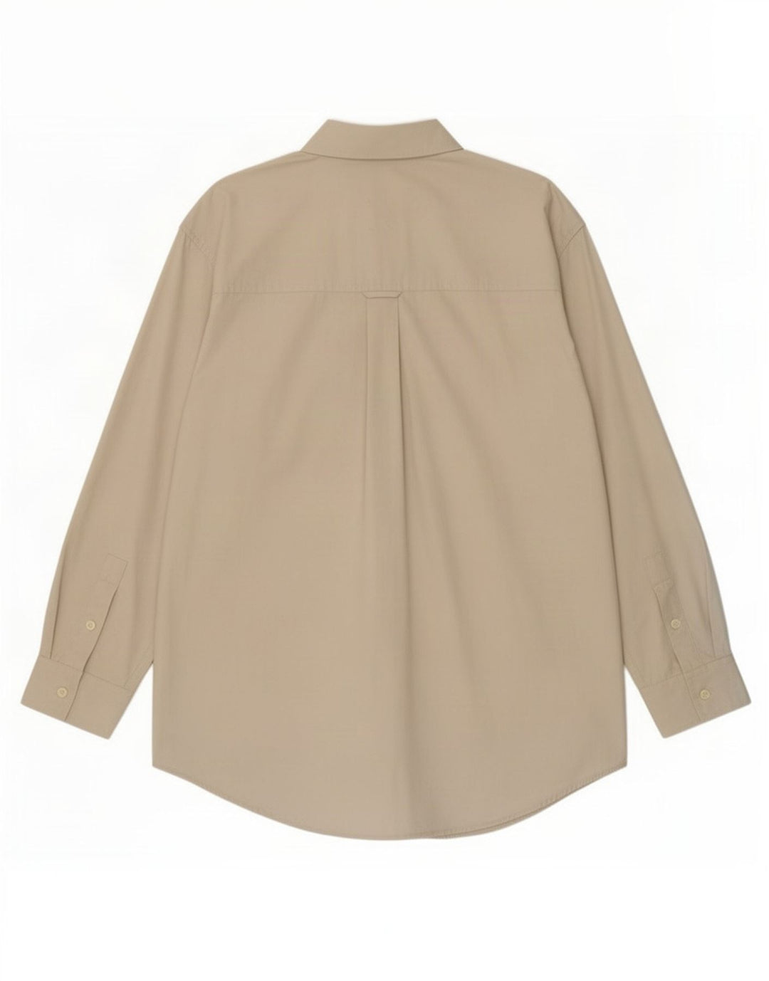 Camicia Chaps da uomo Easy Care, taglia grande, in cotone beige