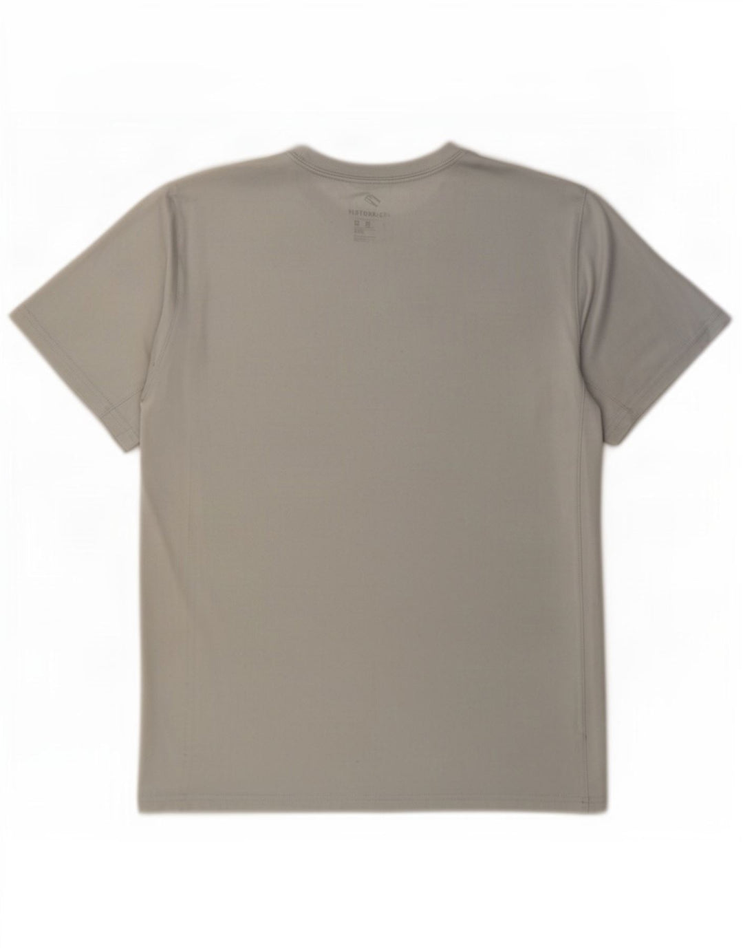 T-shirt grafica Nike Dri Fit da uomo in poliestere grigio medio