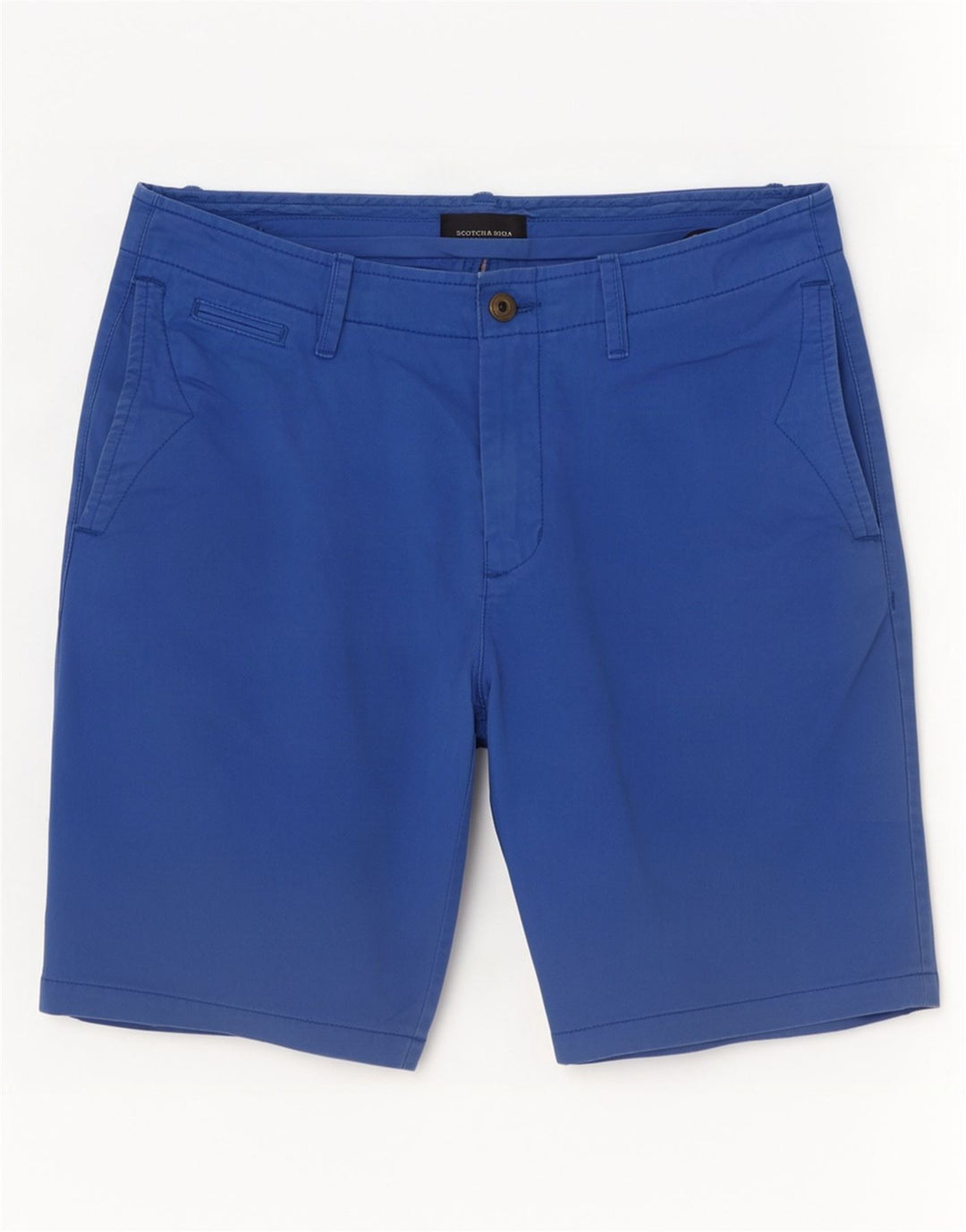 Pantaloncini chino da uomo Scotch & Soda W30 cotone blu medio