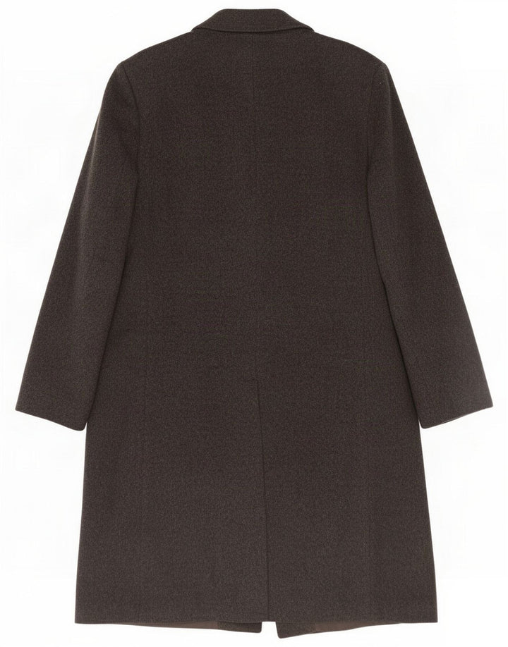 St Michael Mens Overcoat UK 42 Large Grey Wool