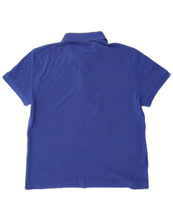 Polo LACOSTE da uomo slim fit taglia 5 grande in cotone blu