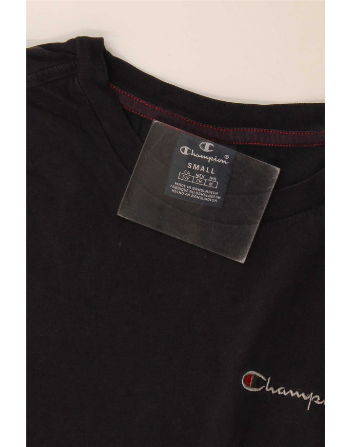 T-shirt da uomo Champion Top piccola nera