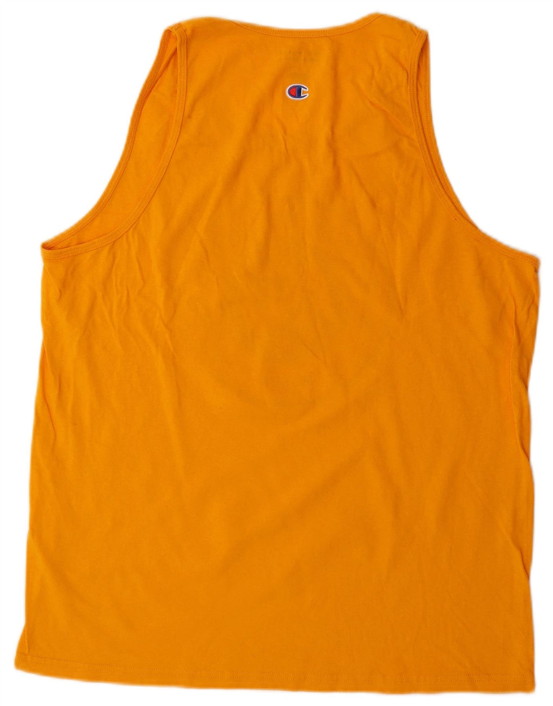 Canotta grafica da uomo Champion, grande, in cotone arancione
