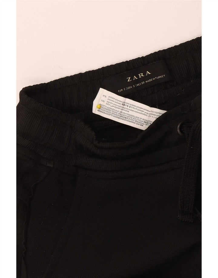 Pantaloni da tuta da uomo Zara Joggers piccoli in poliestere nero